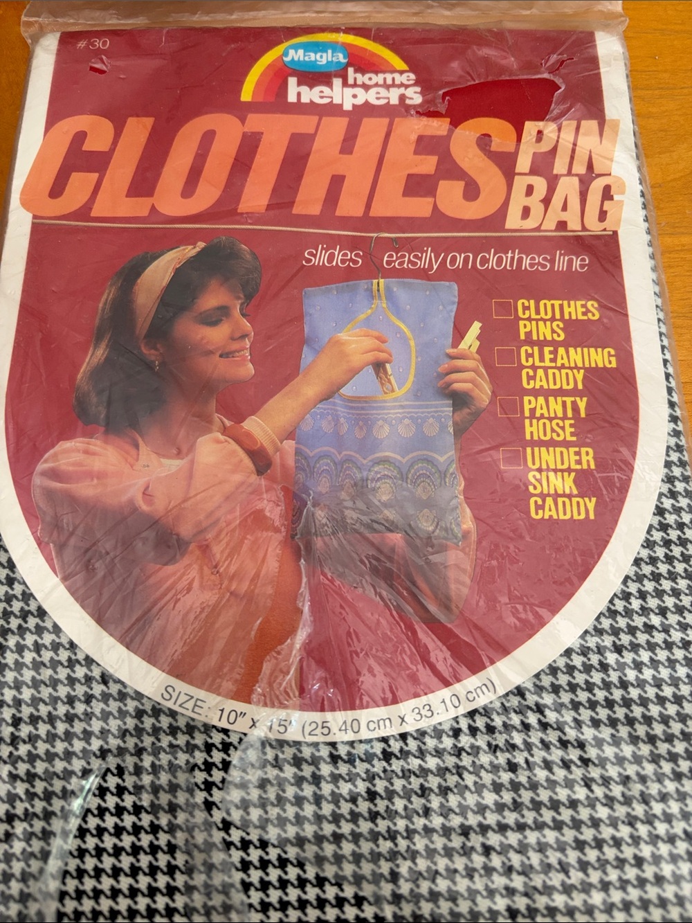 Vintage Clothes Pin Bag